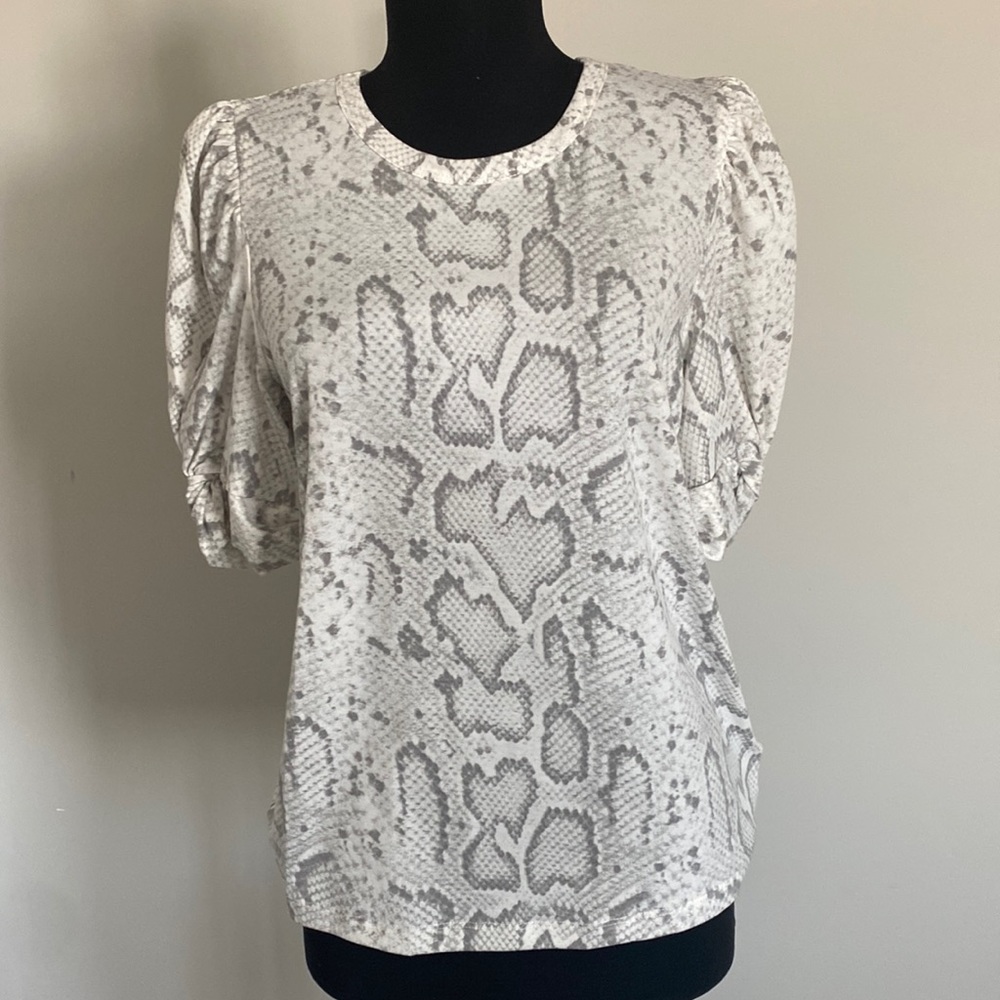 NWT Snakeskin Print Top